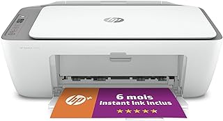 HP DeskJet 2720e Imprimante tout en un - Jet d'encre couleur – 6 mois d’Instant Ink inclus avec HP+ (Photocopie, Scan, Imp...