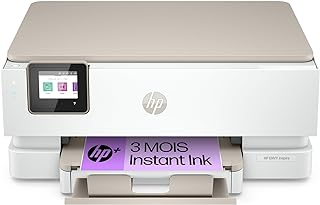 HP Envy Inspire 7220e Imprimante Tout en Un - Jet d'encre Couleur – 3 Mois d'Instant Ink Inclus (Photocopie, Scan, Impress...